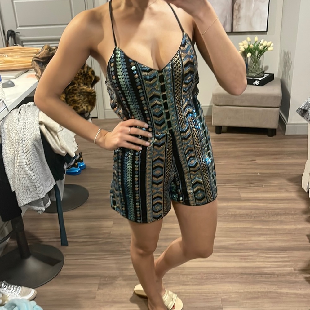 Sequin Romper